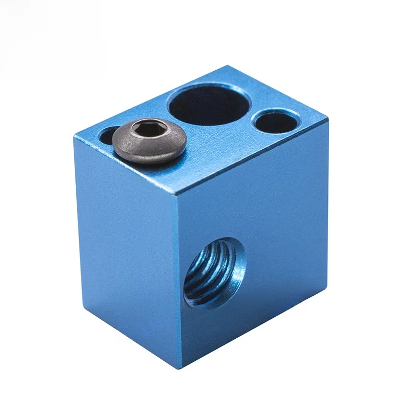 Blok aluminiowy drukarki 3D 16*16*12mm dla termistora HT-NTC100K termopara V5 V6 j-głowica Hotend wytłaczarki — zdjęcie 2