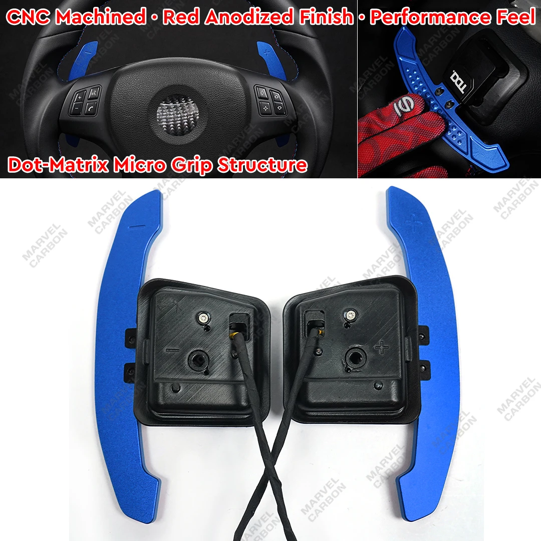 Aluminum Alloy Magnetic Paddle Shifter For BMW E90 M3 E92 M3 E93 M3 X5M X6M E70 E71 Steering Wheel Shift Paddle