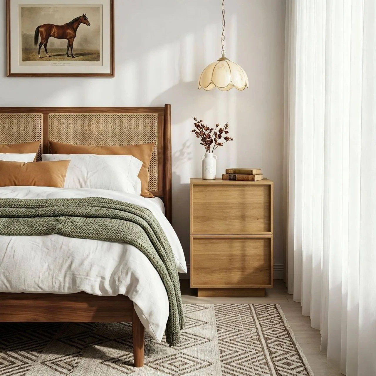 Mesita de noche de madera con 2 cajones, mesita de noche, mueble de almacenamiento, mesa auxiliar para sofá, cómoda, organizador para sala de estar, dormitorio, hogar, muebles minimalistas escandinavos, fácil montaje