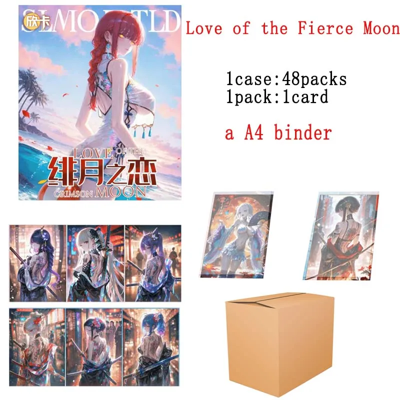 

Wholesales Goddess Story Collection Card Booster Box Wave1 Love Of The Fierce Moon Sexy Styles Waifu Kids Playing Cards Games