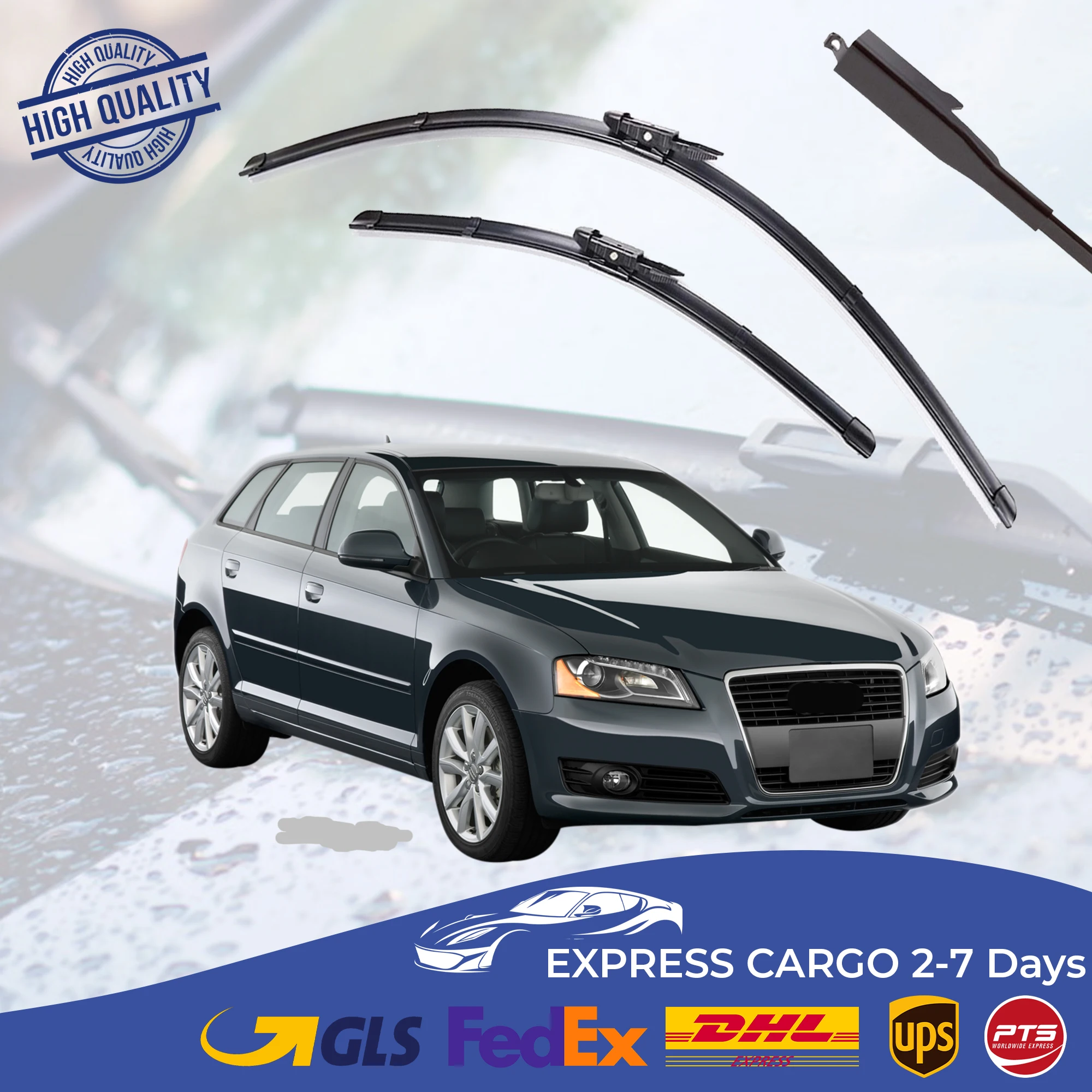 

Car Wiper Blade For Audi A3 2005 2006 2007 2008 2009 2010 2011 2012 Auto Windscreen Windshield Wipers Blades Window Wash Front