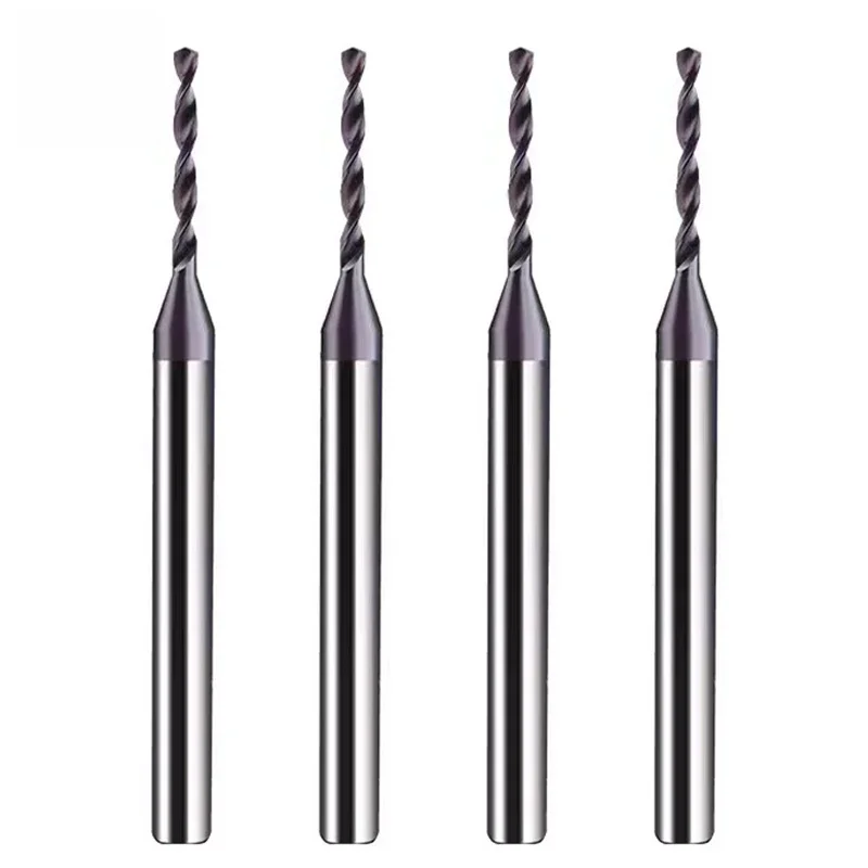 Wiertło BB Micro z węglików spiekanych Precyzyjne mini wytwarzanie otworów CNC Średnica chwytu od 0,15 mm do 2,9 mm Średnica chwytu 3 mm 1 szt. Metal Stal Plastik — zdjęcie 2