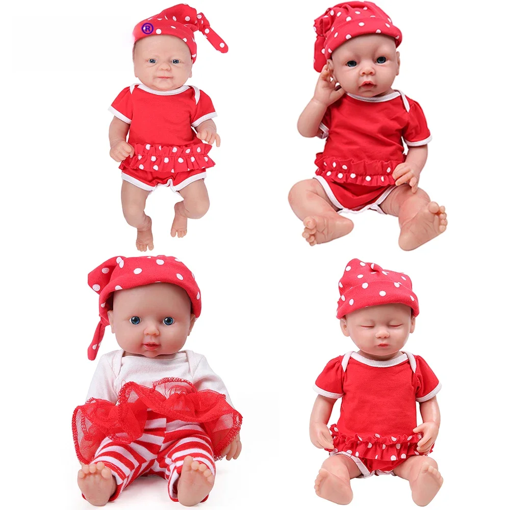 Ivita 100% Silikon wieder geborene Baby puppen gemalt realistische Baby puppe lebensechte