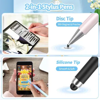 Stylus pro dotykové obrazovky 2 v 1 tabletové pero Stylus pro iPad/iPhone/tablety/Android/Samsung Všechny kapacitní dotykové obrazovky 10 nejlepší prodej dotykové pero - №1