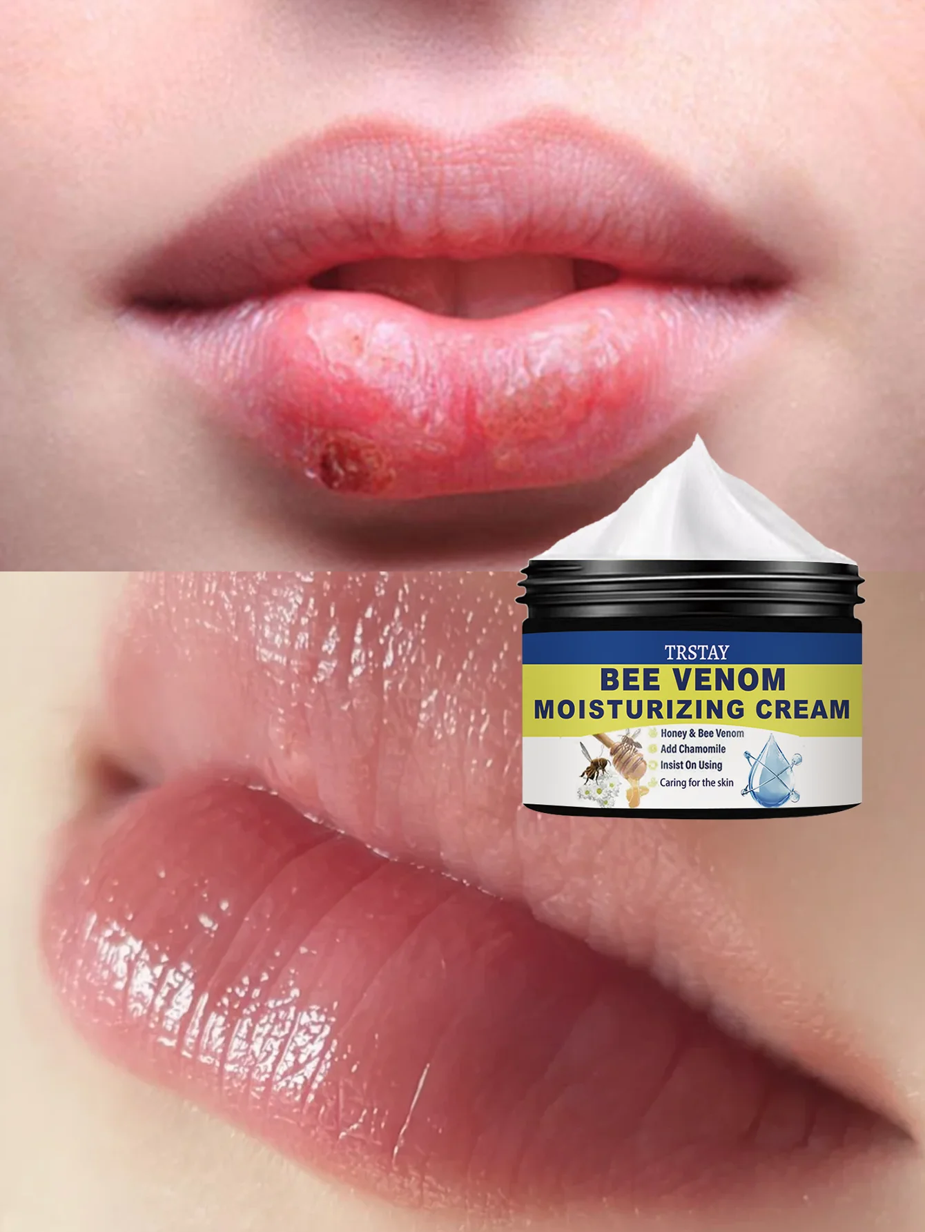 Hydrating Gentle Lip Care Cream Anti Dryness Moisturizing Nourishing Lip Balm for Soft Smooth Lips Long Lasting Hydration Repair