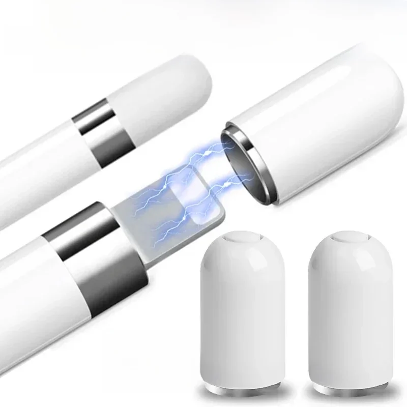 Capuchons de protection pour stylet magnétique, 1 à 5 pièces, pour Apple Pencil, 1 génération, capuchon de stylo magnétique de remplacement pour tablette Apple Pencil