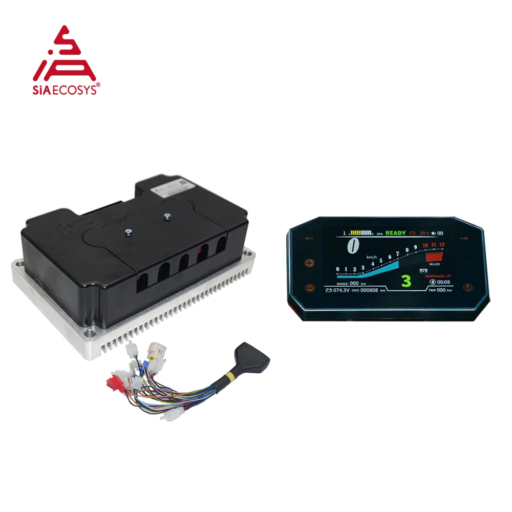 Fardriver ND72450 450A Programmable Controller & SCJ5066-1 Display Kit for High Power Electric Motorcycle