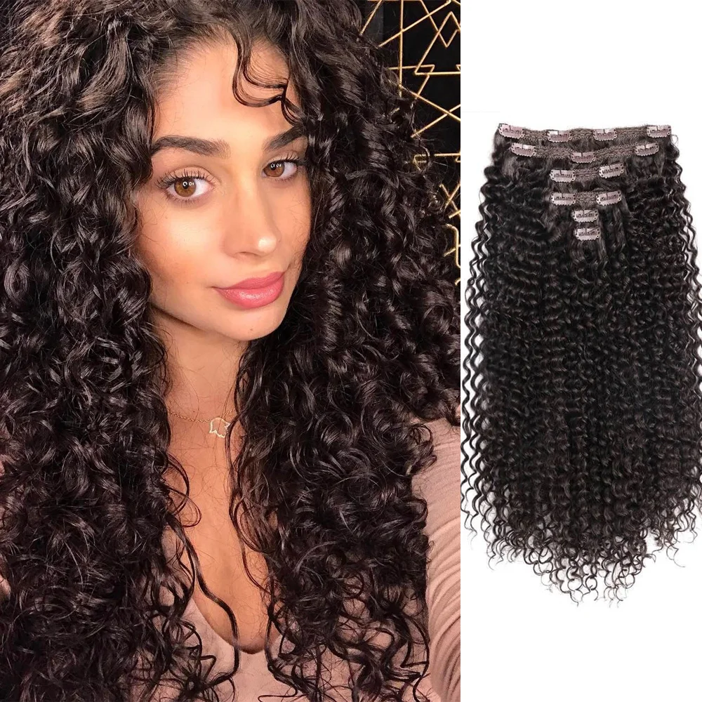 

Синтетические волосы на клипсе, странные вьющиеся волосы для женщин, 26 дюймов, супер длинные кукурузные волны, искусственные волосы на всю голову