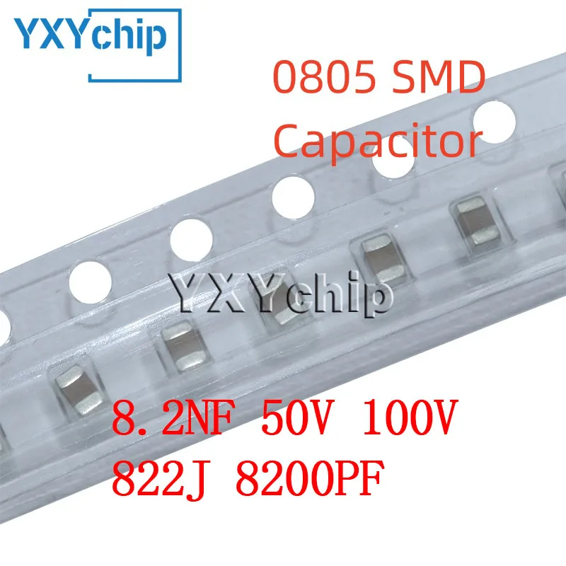 50PCS 0805 8.2NF 50…