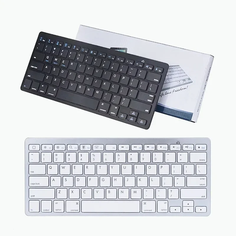 Wireless Bluetooth Keyboard Russian Spanish Korean French Arabic For Macbook Ipad Pro Moble Android Windows Phone Tablet Laptop