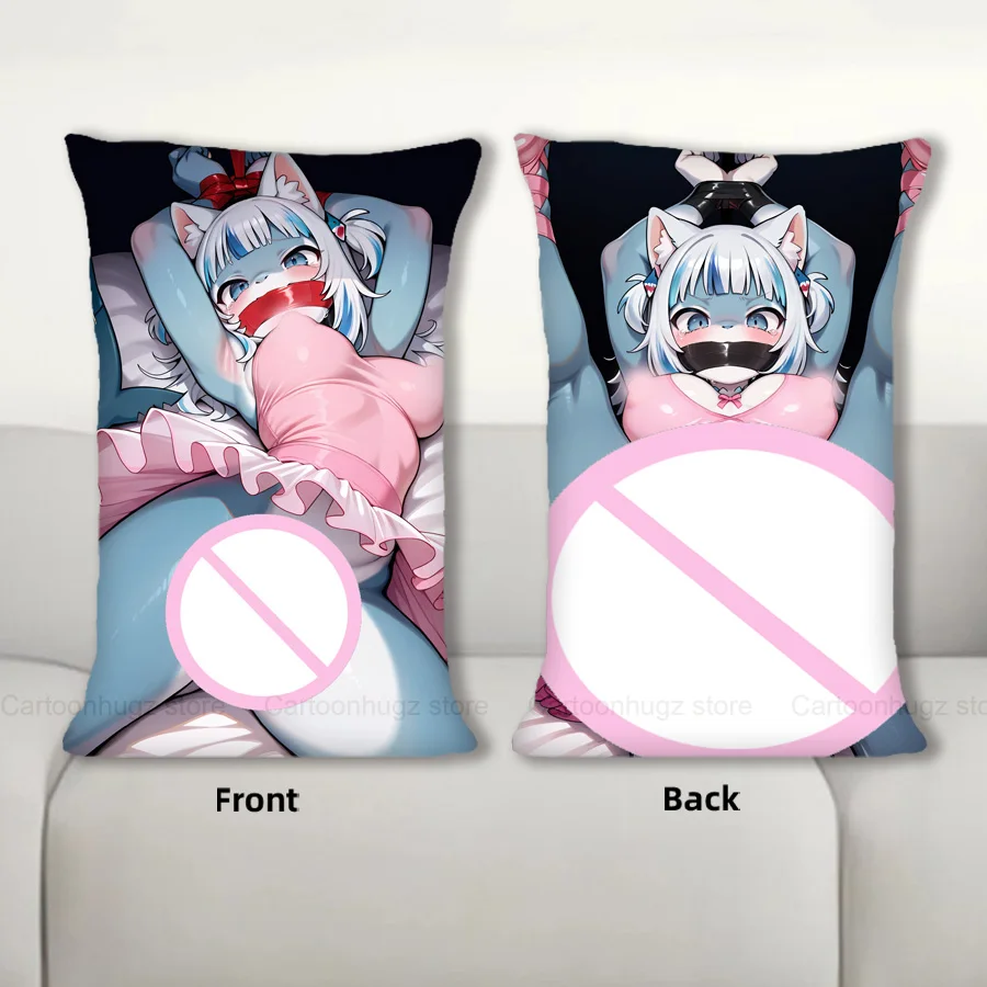 

Dakimakura Anime Gawr Gura Body Pillow Cover Sofa Cushion Double-side Print Throw Pillow Case 40X60cm