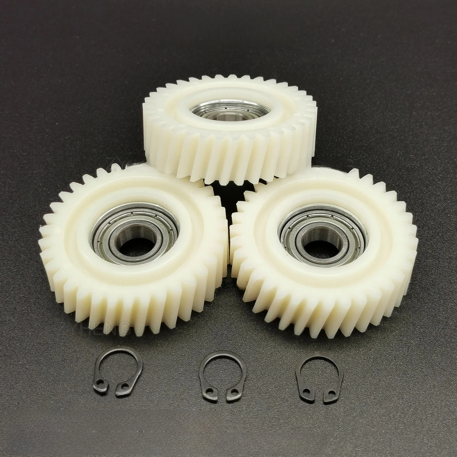 AliExpress NONE 47.3x13mm Oblique Planetary Gear 35 Teeth Helical Gears With 6900Z Bearings Wheel Hubs Electric Bike Nylon Gear For E-bike Parts
