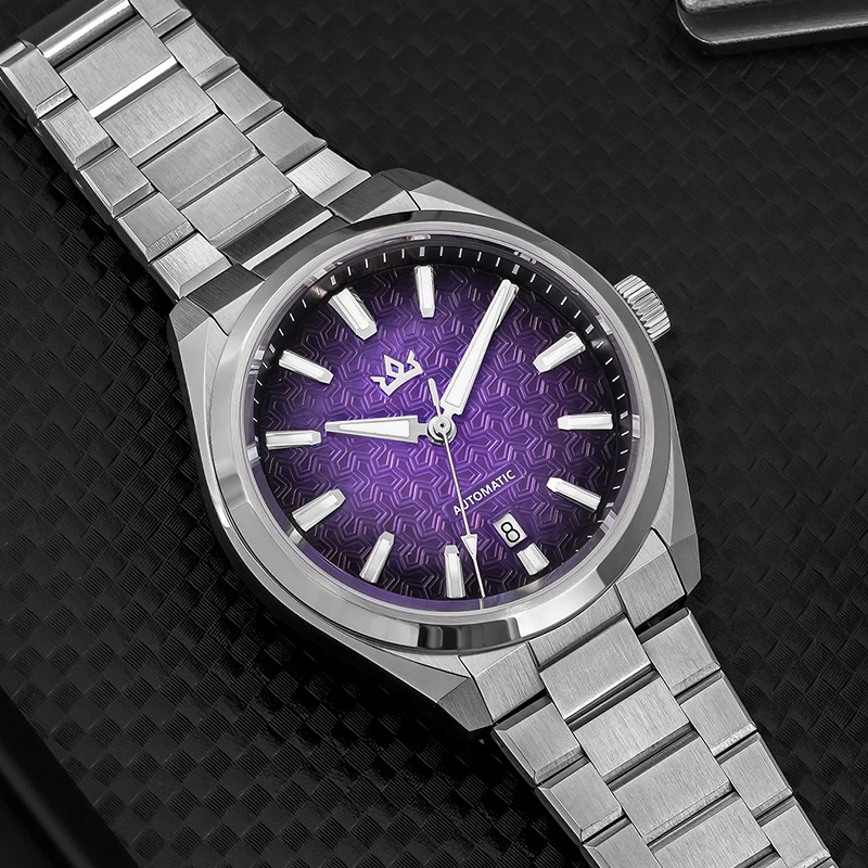 ADDIESKIN K014 Men's Automatic Watch Shell Cameo Relief Dial ST2130 Movement Sapphire Crystal BGW9 Luminous 200m Waterproof