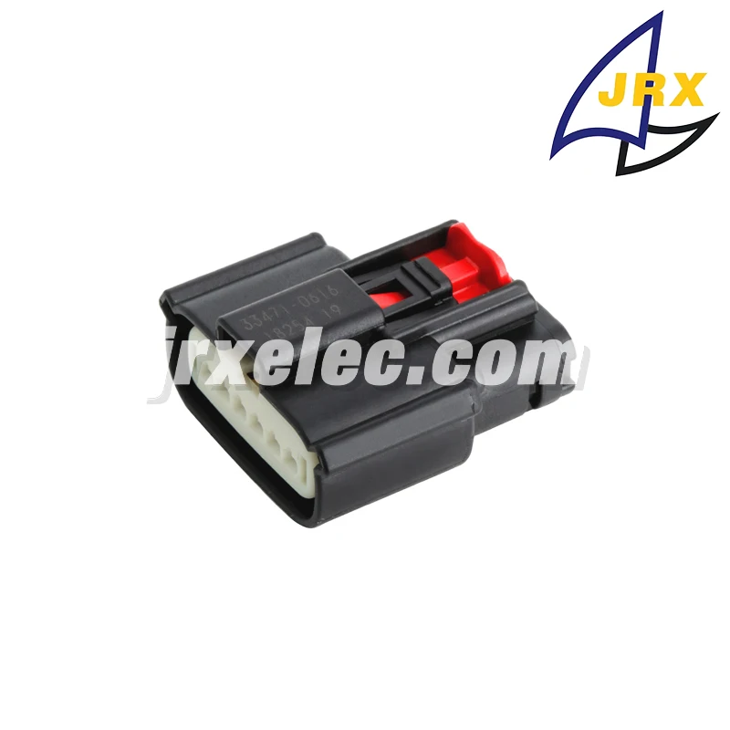 MX150 Serie 33471-0601 Conector automotriz hembra de 6 pines duradero impermeable Conector automático