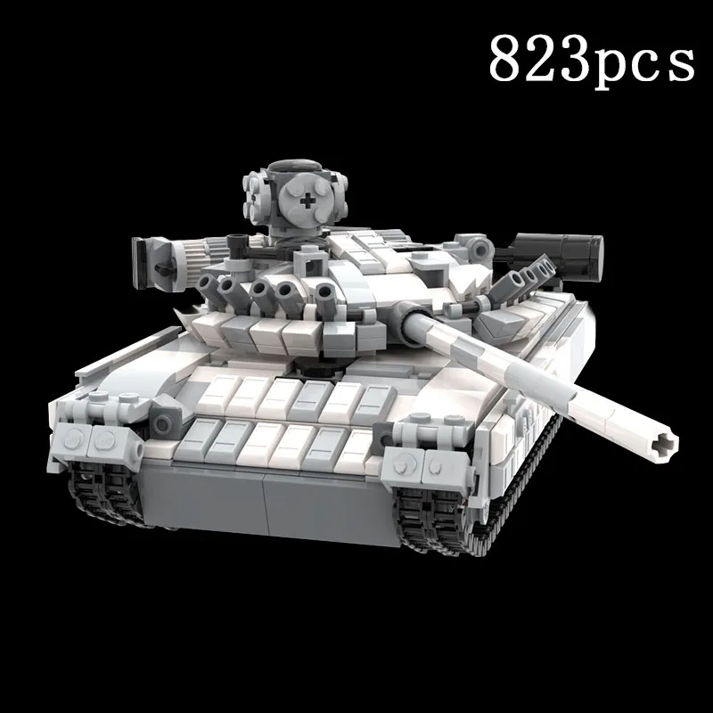 

MOC Building Block Toy Tank Armored Vehicle Small Particle Creative Assembly Set 823pcs Children's Toy Creative
