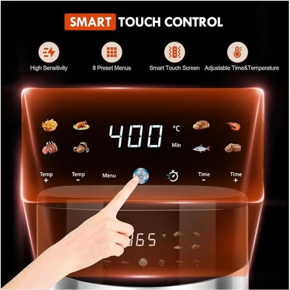 6.5QT Digital Touch Air Fryer 5