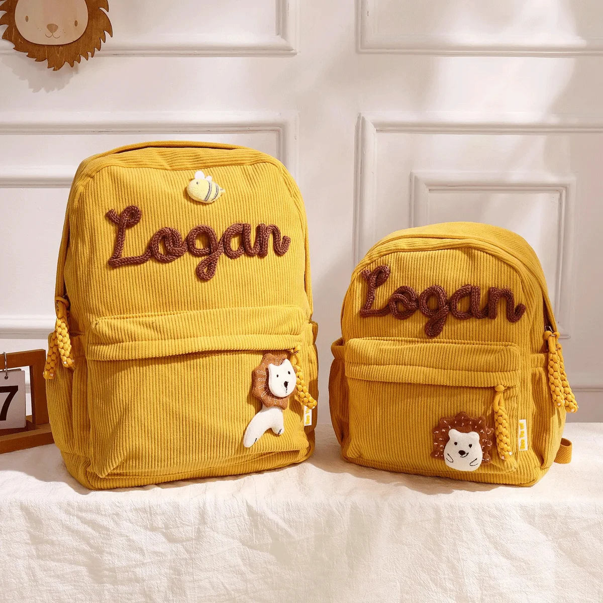 Personalized Corduroy Backpack - Baby Nursery Backpack recension och pris