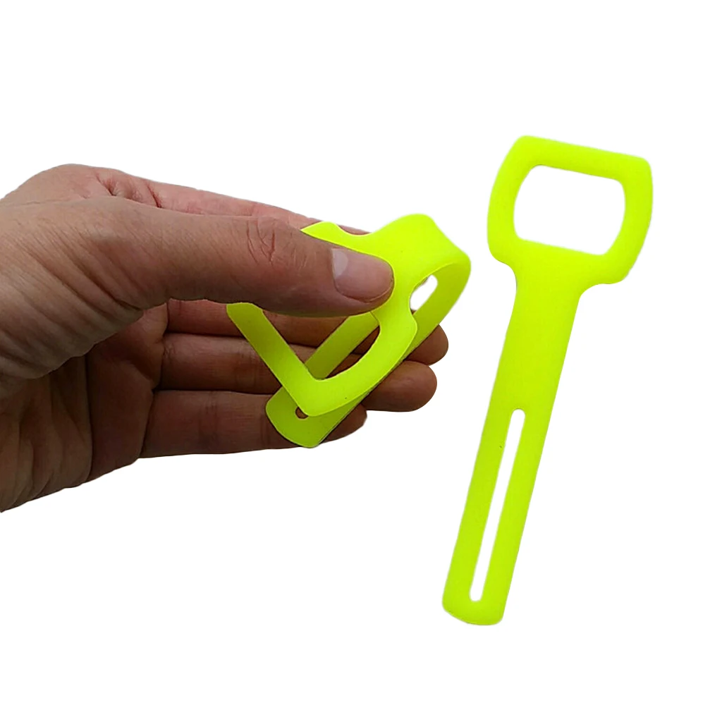 2 Pcs Silicone Mouthpiece Holder 2nd Stage Regulator Octopus Retainer Straps Underwater Scuba Diving Snorkeling Accessories