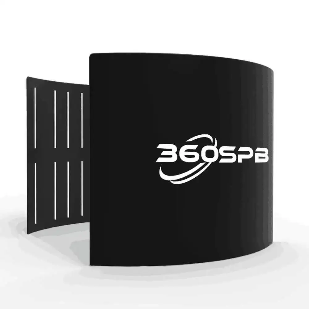 360SPB THE7 Two Halves LED 360 Photo Booth Enclosure Backdrop