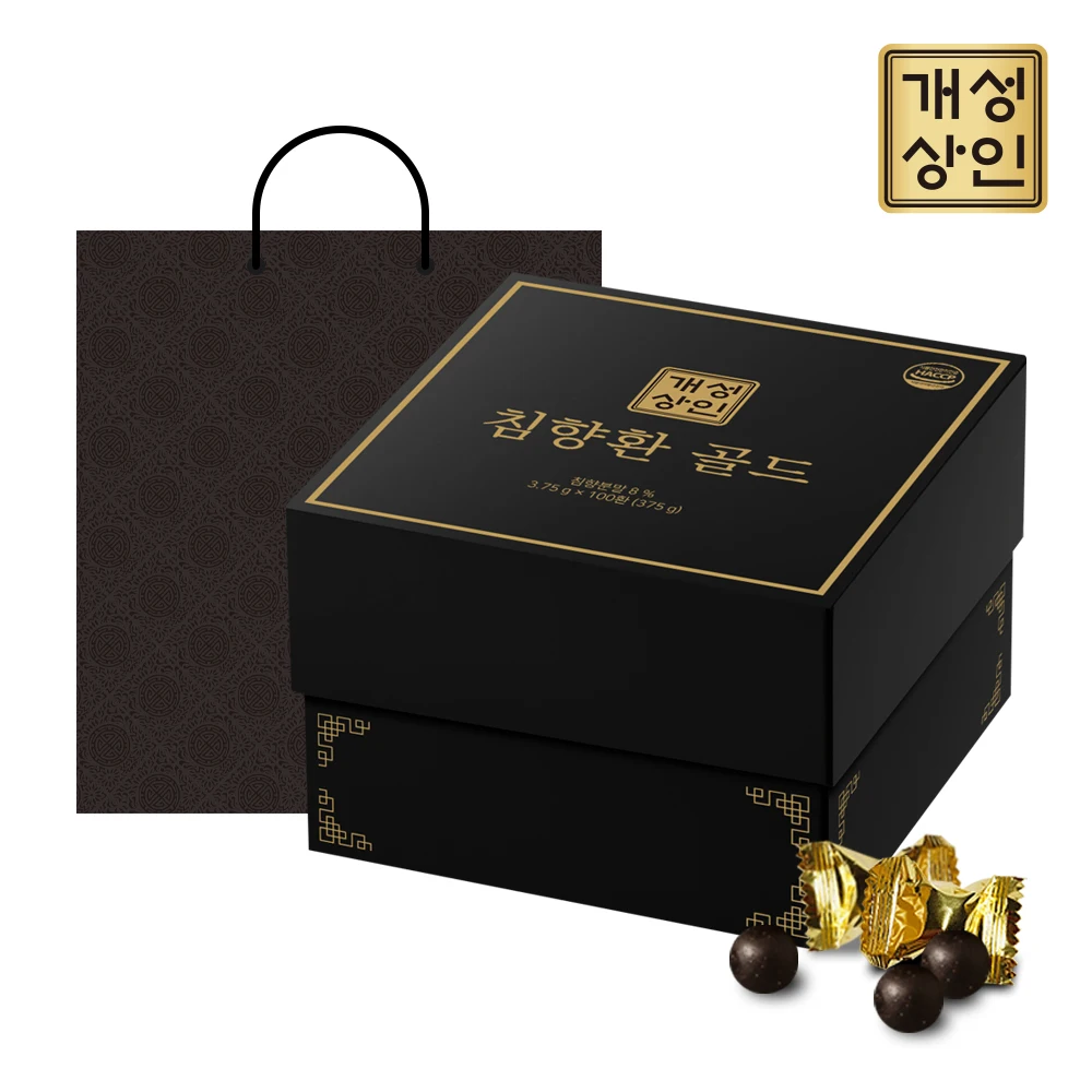 [Kaesung Merchant] agarwood pill gold 100pills x 1box + shopping bag (00402)