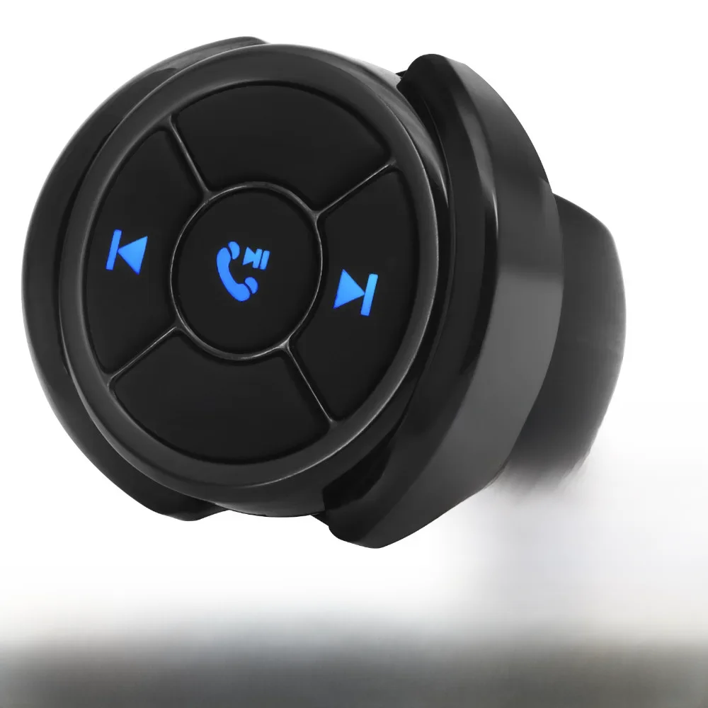 AliExpress 5 Keys Wireless Media Button Remote Controller Car Motorcycle Bike Steering Wheel Music Player for Android IOS Phone K0182