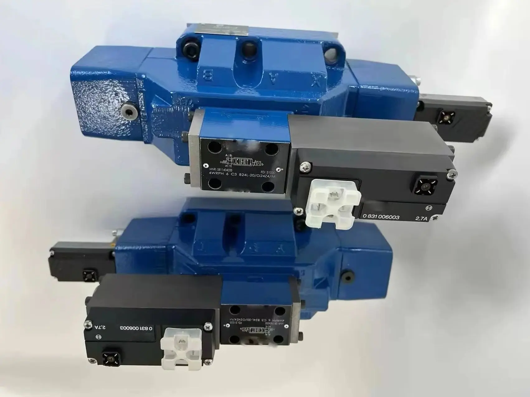4WRPH6C3B12L-2X/G24Z4/M, 4WRPH6C3B40L-2X/G24Z4/M, 4WRPH6C4B24L-2X/G24Z4/MM Servo Solenoid Valves High-Precision Hydraulic