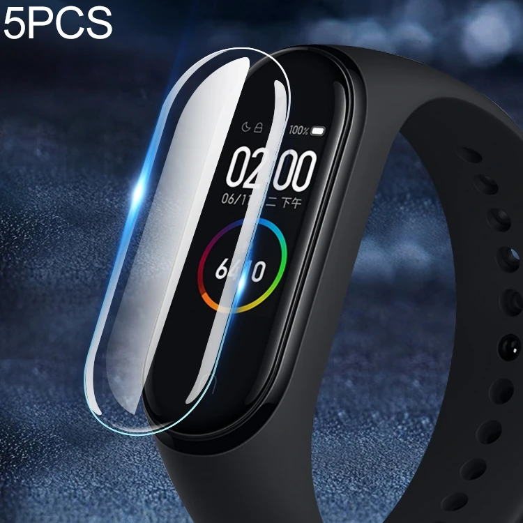Xiaomi Mi Band 10 9 소프트 보호 필름 PMMA Miband10 MiBand9 용 스크래치 방지 화면 보호기 용 1/5PCS 3D 곡선 소프트 필름