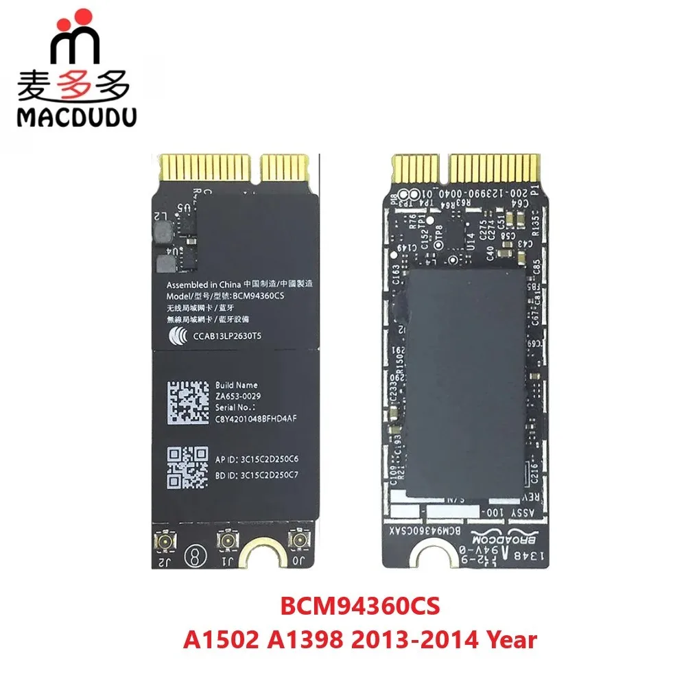 Original WIFI Airport Card BCM94360CS BCM943602CS BCM94331CSAX For MacBook Pro Retina 13