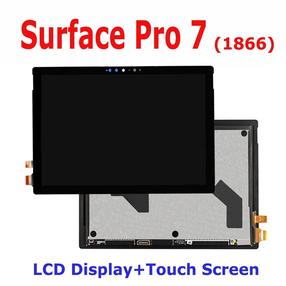 Conjunto digitalizador com ecrã táctil LCD, 12.3 ", Microsoft Surface Pro 7, 1866, Surface Pro 7 Plus, 1960, 1961, AAA +++