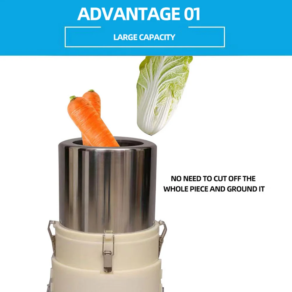 เครื่องที่ตัดผักไฟฟ้าเชิงพาณิชย์เครื่องอัดเม็ดที่ตัดผักในครัวเรือน