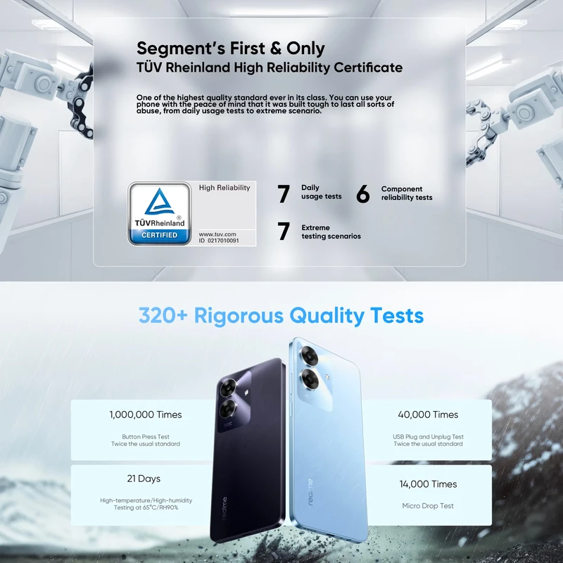 Realme Note 60 Dual SIM Voyage Blue 4GB RAM 256GB أسود/أزرق #3