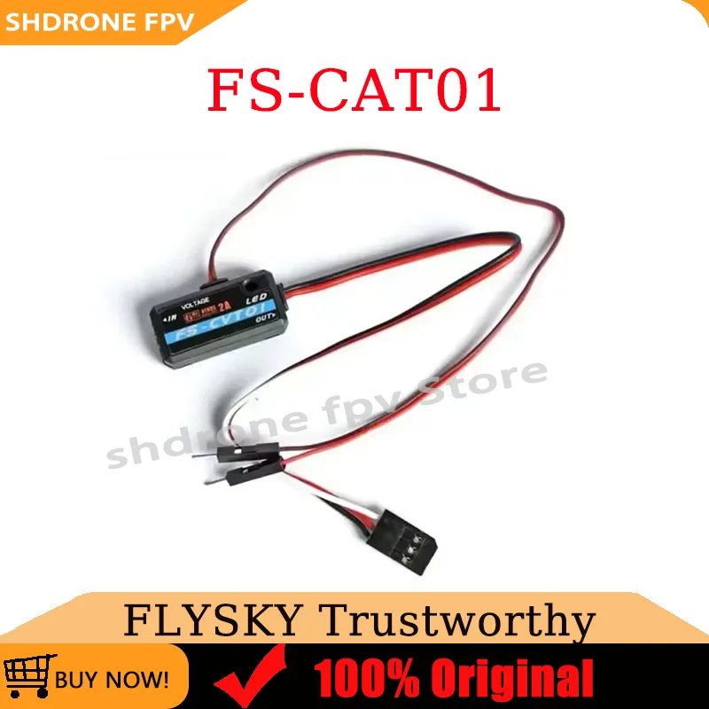 

FLYSKY FS-CAT01 Altitude Sensor I.bus Power Supply 4-8.4V for RC Aircraft Altitude Sensor FLYSKY Receiver Matching Sensor