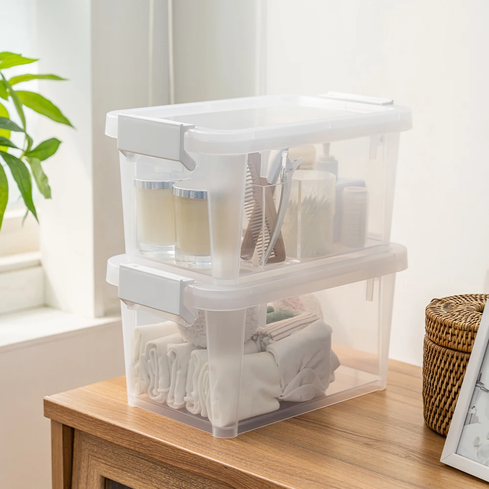 Changshin Living Simple Step Storage Box 6L White compact stylish functional