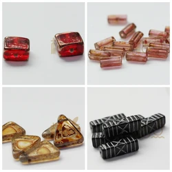 DIY Supply-Czech Glass Spacer Beads - Varies Shapes (CZH11)