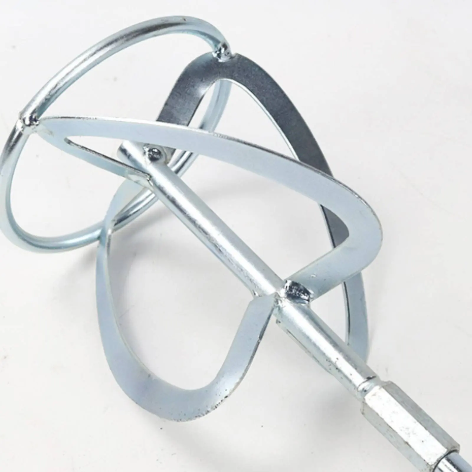 Putty Mixer Wear-Resistant Cement Mixer Paddle Heavy Duty 2-Section Mixing Rod Construction for Home Renovation Workshop