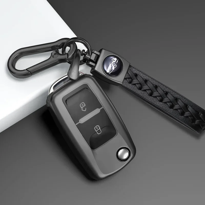 2/3 boutons TPU voiture clé housse coque Fob pour VW Volkswagen MK4 Bora Golf 4 5 6 Jetta Passat Polo Bora Touran Skoda siège