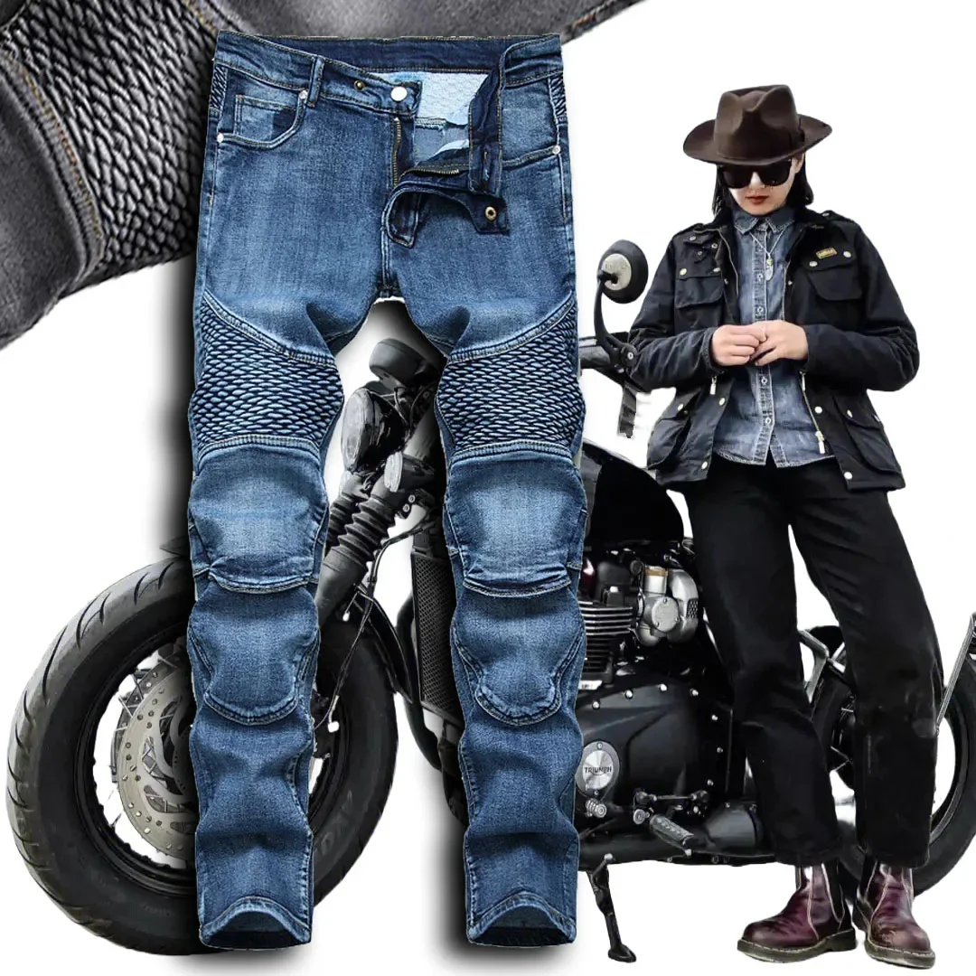 AliExpress longchengyixi 2025 New Motorcycle Pants, Riding Jeans, Anti-fall, Classic Motorcycle Rider Pants, Racing Pants for All Seasons Bicycle jeans