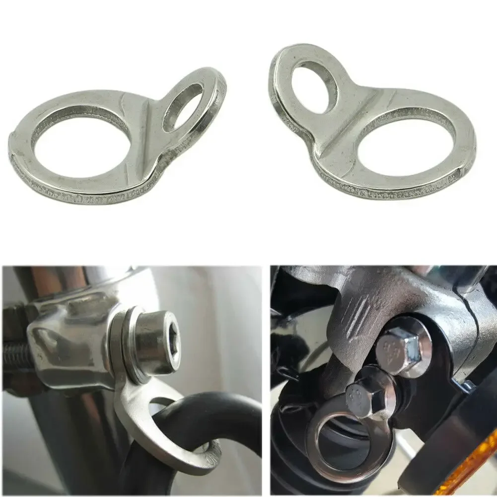 AliExpress UK MotoParty 2Pcs Stainless Steel Tie Down Strap Rings Point Securing For Motorcycle Dirt Bike ATV UTV Trailers