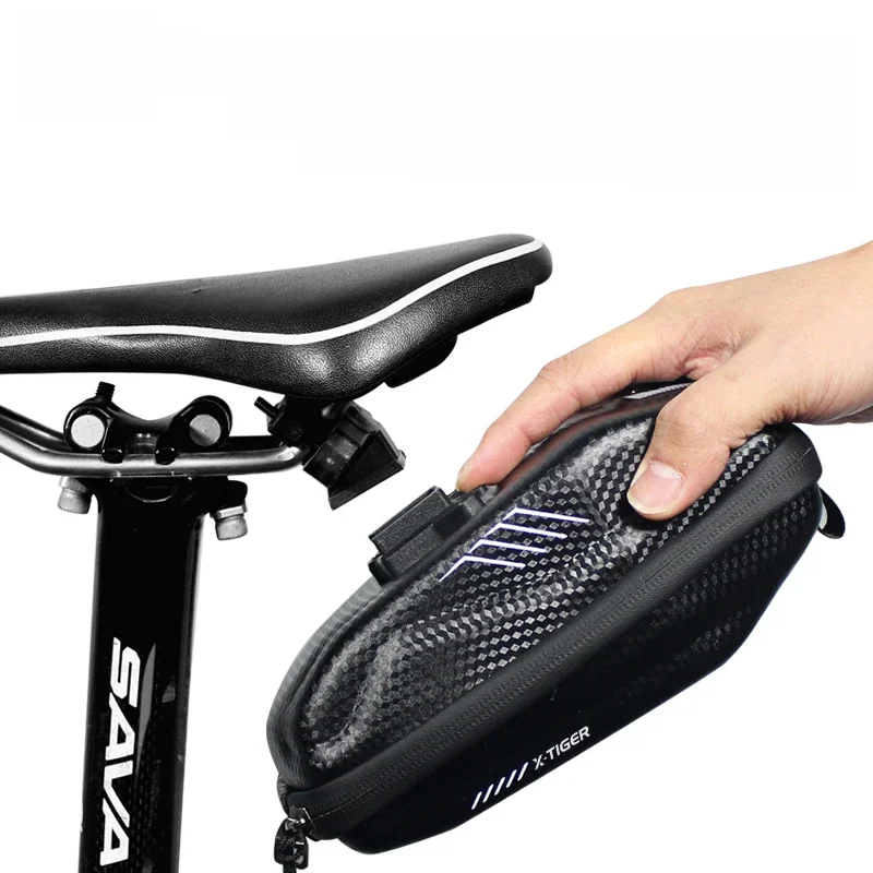 AliExpress X-TIGER Bicycle Bag Waterproof Bicycle Seat Large Capacity Hard Shell Durable 3D Bicycle Bag MTB Bicycle Bag Bicycle Accessories