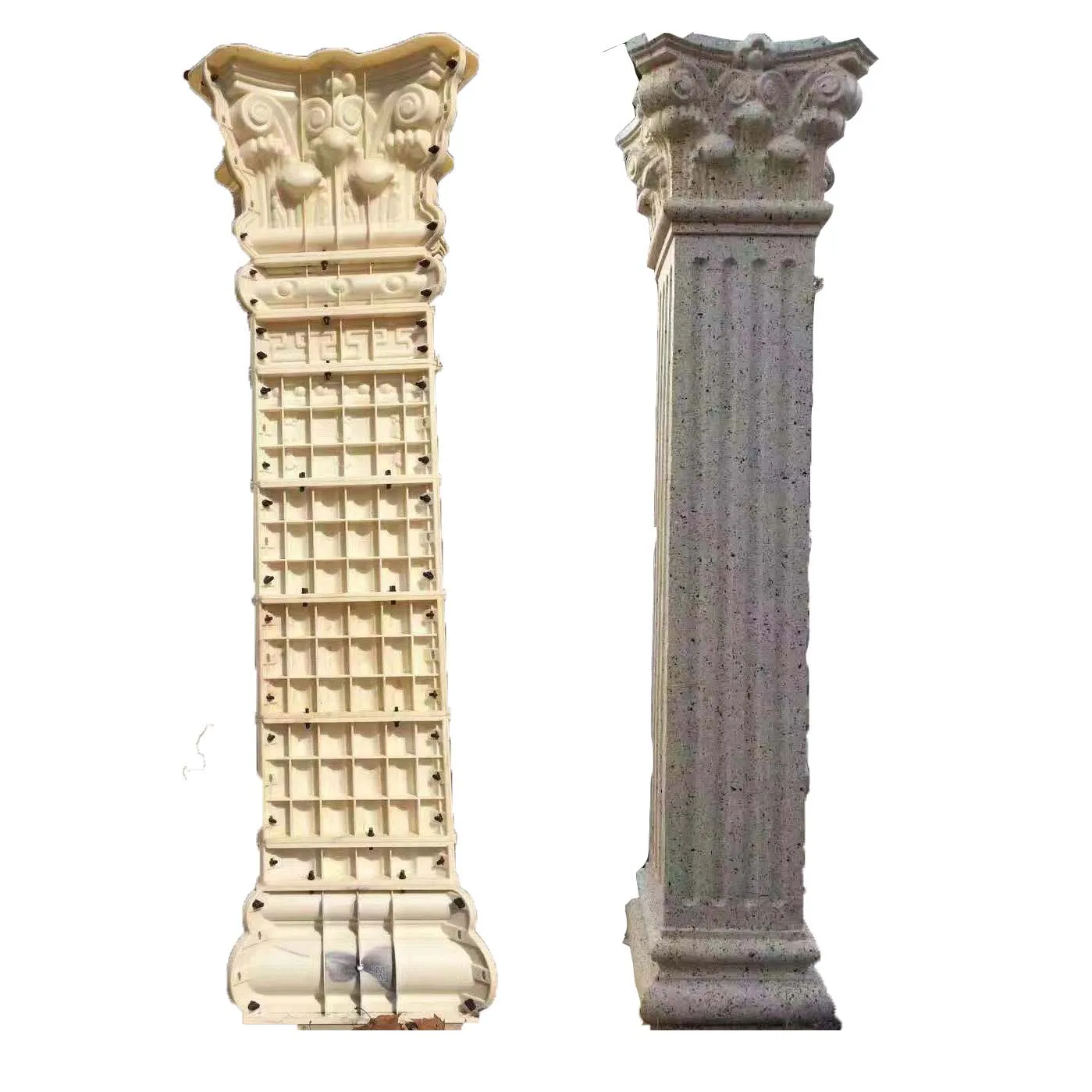 

35cm 9.84" Square Post ABS Plastic Durable Concrete Pedestal Post Mould Roman Post Mould