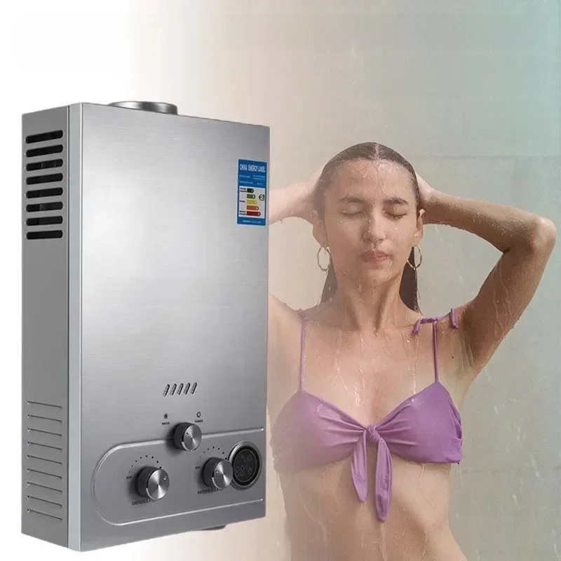 VEVOR LPG Gas Boiler 6L/8L/10L/12L/16L/18L Boiler Huishoudapparaat Boiler Met Douche Kit Voor Thuis of Camping - afbeelding 2
