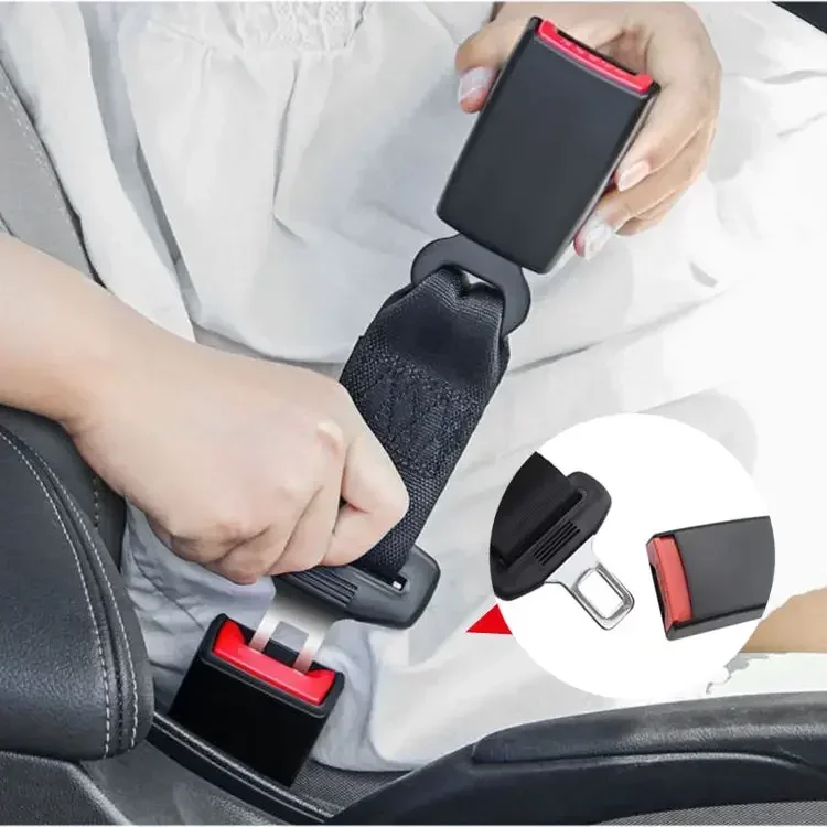 Universal Car Safety Belt, 23CM Seat Belt Extension Plug Buckle Seatbelt Clip Adjustable Extender Child Universal Lengthening