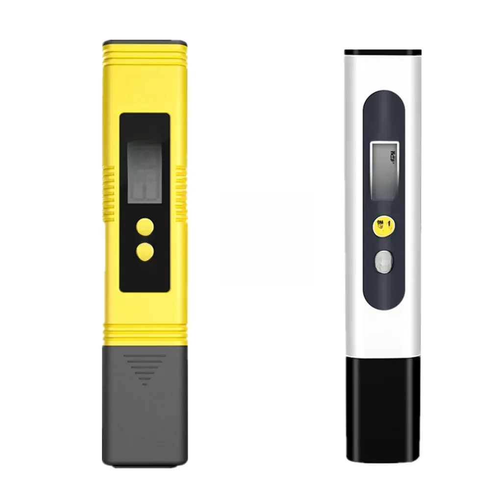 Alta Precisão Digital Água Tester Pen, TDS e PH Medidor, 0-14 PH, LCD PPM Tester, filtro de aquário,
