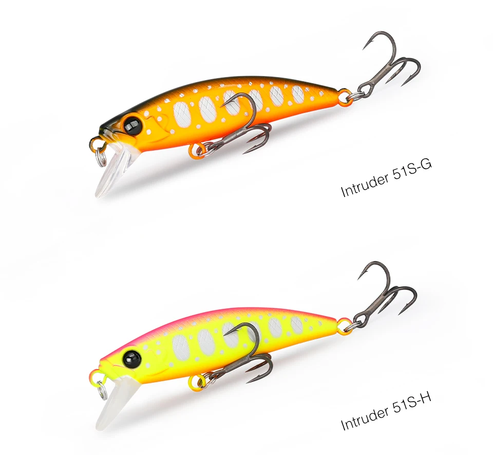 TSURINOYA Intruder 51S Sinking Minnow Stream Fishing Lure 51mm 5,8g Künstlicher Hartköder für Forellen, Ajing, Jerkbait, Flussköder – Detail 1