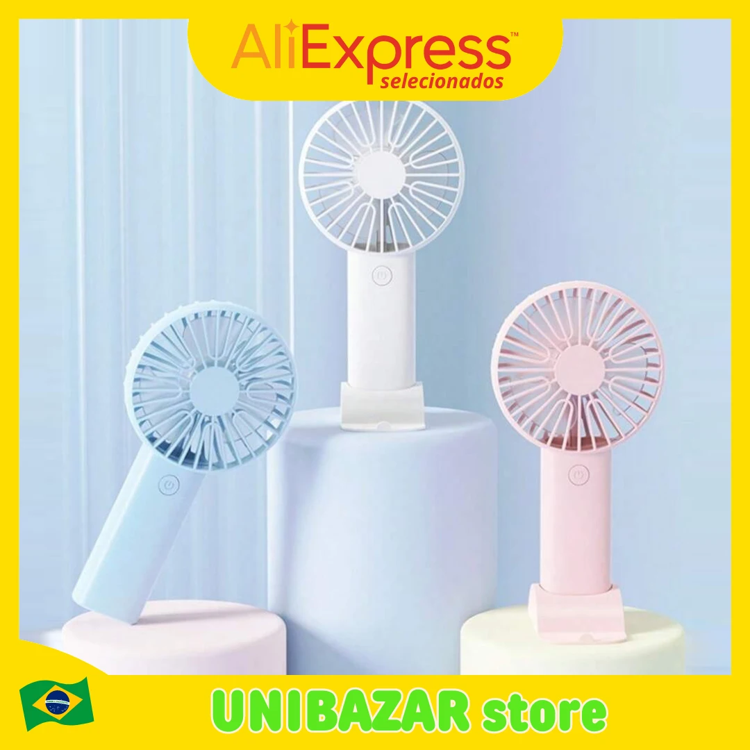 Rechargeable Portable Mini Fan Powerful 3 Speeds Personal Hand Fan For Travel Makeup Eyelashes USB