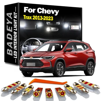 BADEYA 13 ชิ้น Canbus รถ LED ภายในแผนที่โดมชุดสําหรับ Chevrolet Chevy Trax 2013-2016 2017 2018 2019 2020 2021 2022 2023