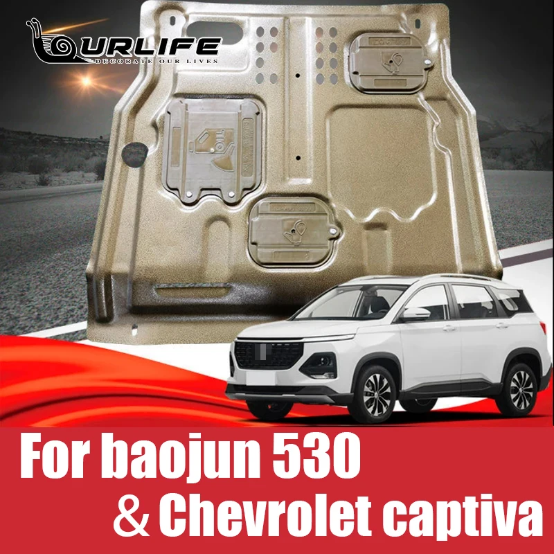 For baojun 530 Chevrolet captiva 2021 2022 2023 Engine Chassis Guard Cover Protector Manganese Stee plasticl Accessories