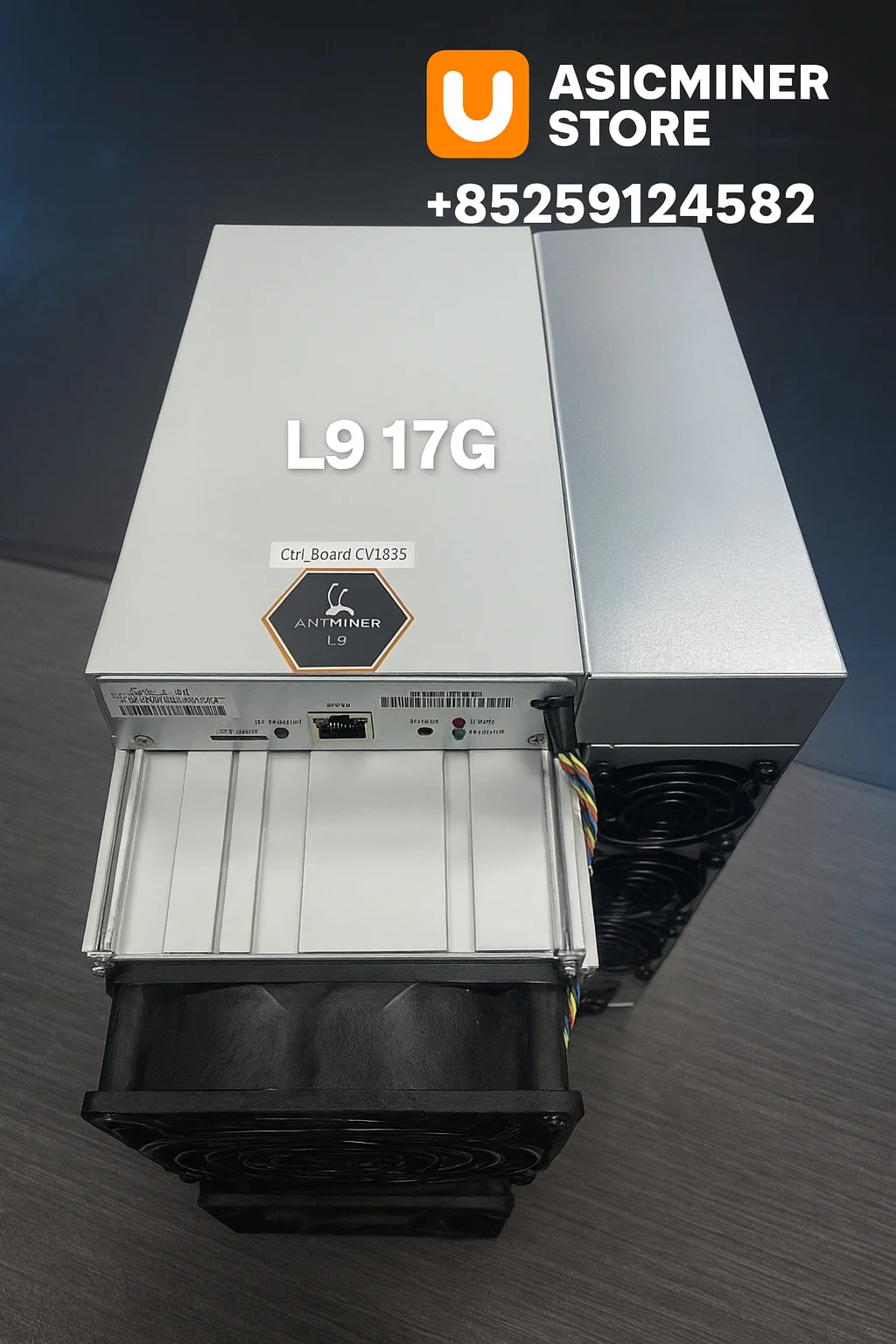 

NEW Bitmain Antminer L9 15G 16G 17G 3360W Litecoin Dogecoin Bells Miner