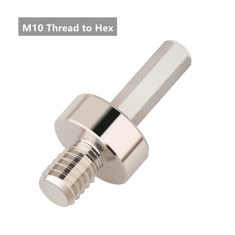 5/8-11" M10 M14 M16 Gewinde auf 3/8'' Sechskant galvanisierter Dorn-Adapter für Diamant-Kernbohrer, geeignet für elektrische Bohrmaschinen. – Detail 7