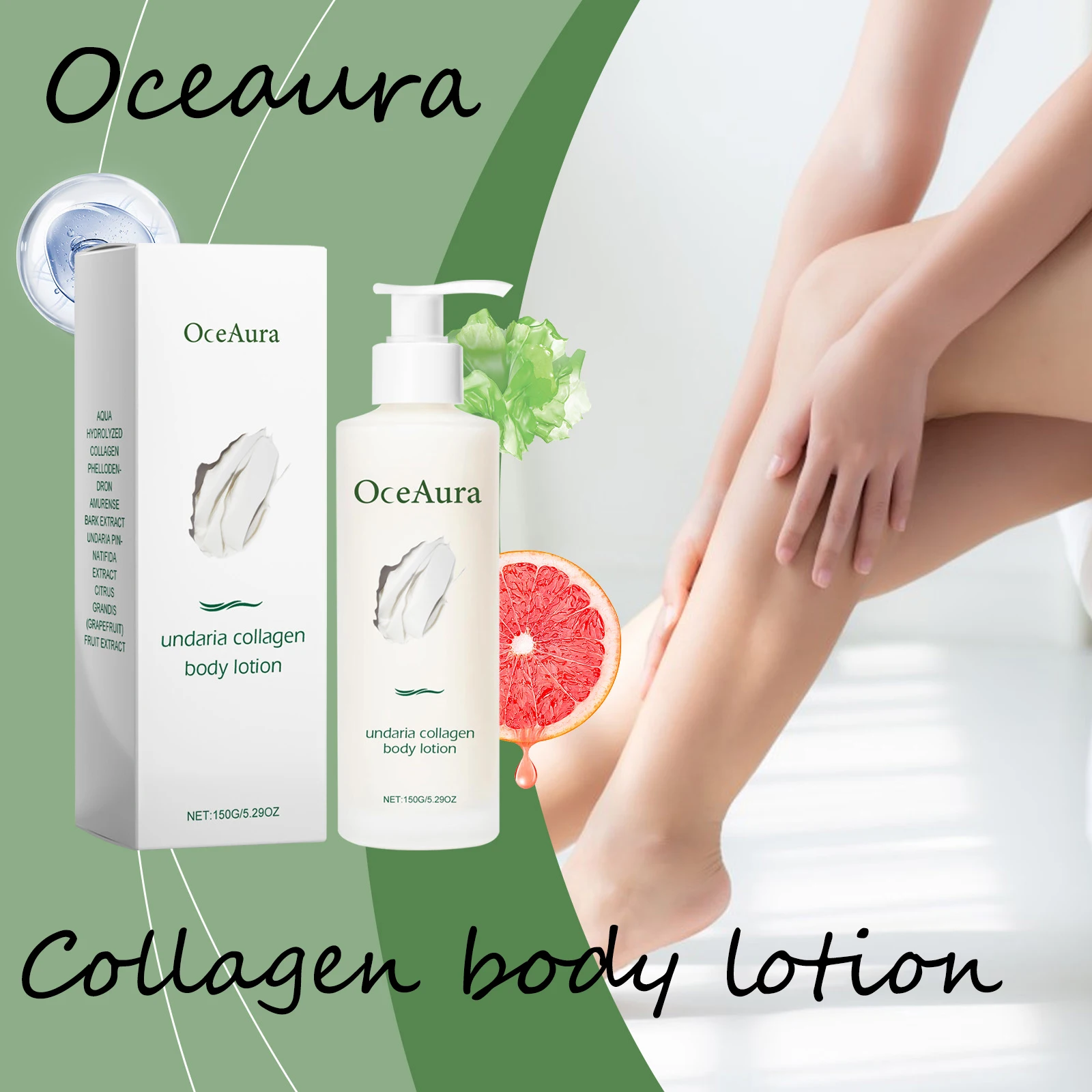 

Oceaura Collagen Body Lotion Lasting Moisturizing Improve Dullness Anti-chapping Firming Promote Skin Elasticiy Body Cream